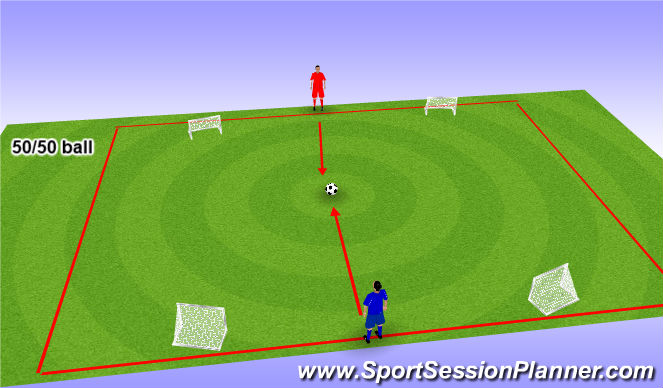 Football/Soccer Session Plan Drill (Colour): Screen 1