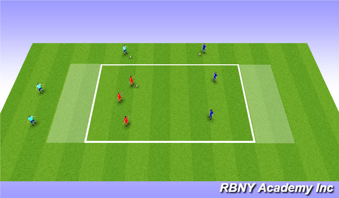 Football/Soccer Session Plan Drill (Colour): Small Sided Game