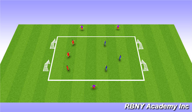 Football/Soccer Session Plan Drill (Colour): Tournament - Scrimmage.