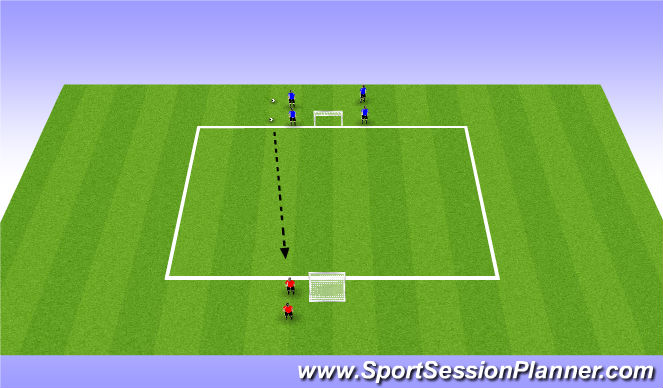 Football/Soccer Session Plan Drill (Colour): Screen 1