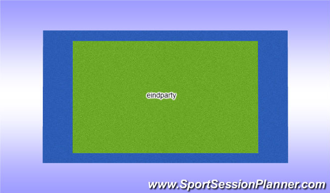 Hockey Session Plan Drill (Colour): Screen 6