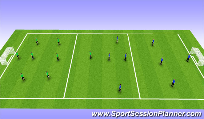 Football/Soccer Session Plan Drill (Colour): Screen 5
