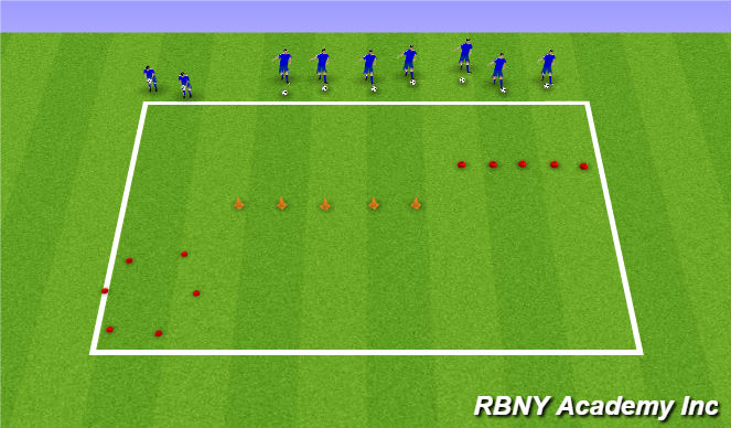 Football/Soccer Session Plan Drill (Colour): sharpshooting competition