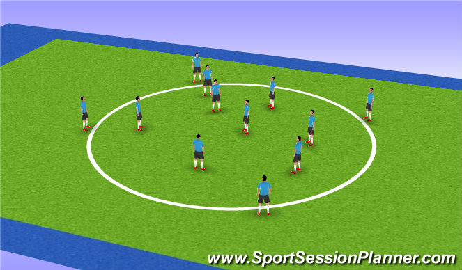 Hockey Session Plan Drill (Colour): Screen 1