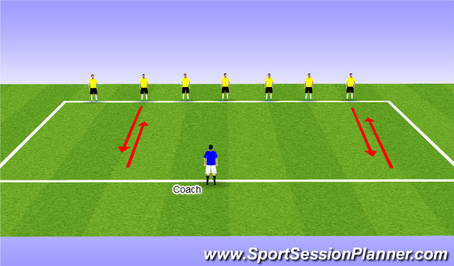 Football/Soccer Session Plan Drill (Colour): Fun Game (Warm Up)