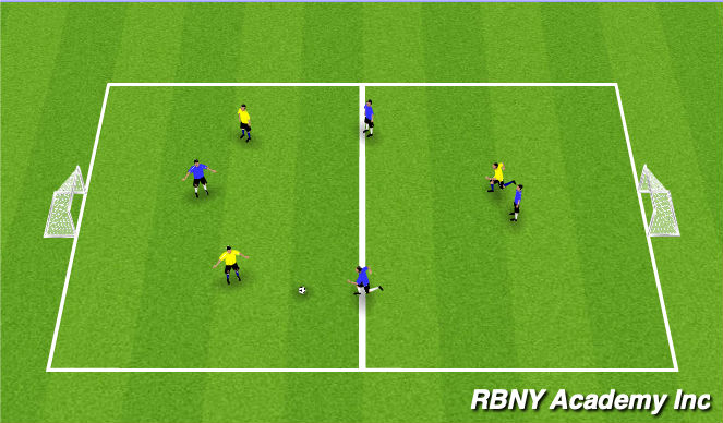 Football/Soccer Session Plan Drill (Colour): Game