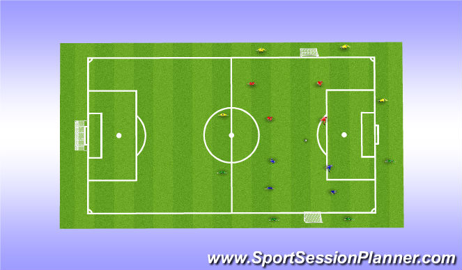 Football/Soccer Session Plan Drill (Colour): Screen 1