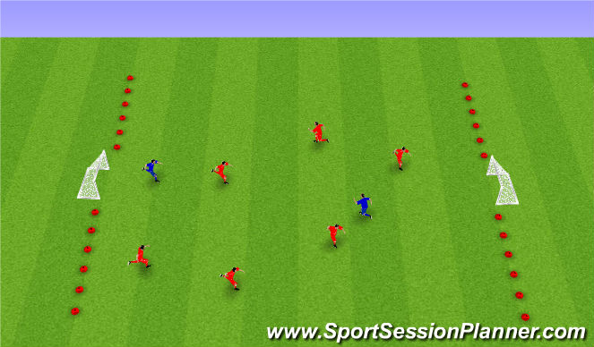 Football/Soccer Session Plan Drill (Colour): Screen 1