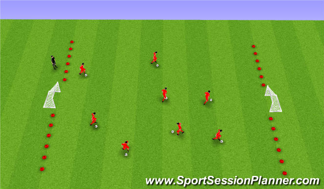 Football/Soccer Session Plan Drill (Colour): Screen 2
