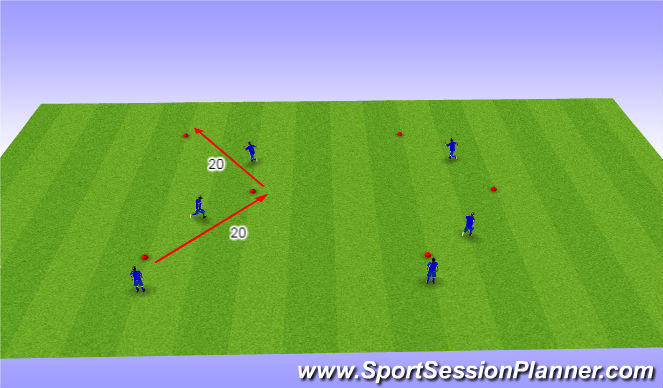 Football/Soccer Session Plan Drill (Colour): Physical