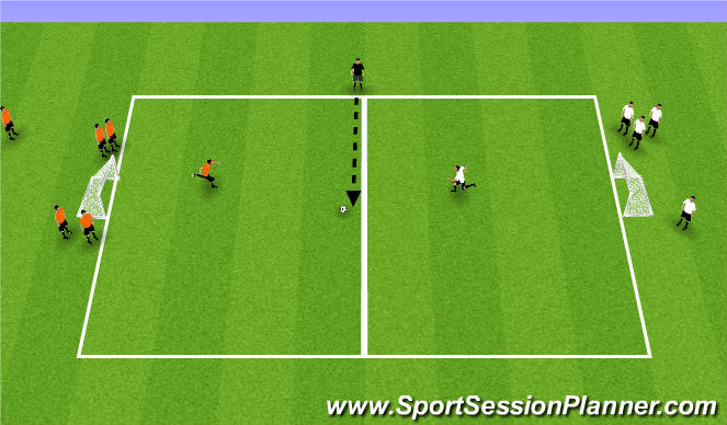Football/Soccer Session Plan Drill (Colour): Screen 3