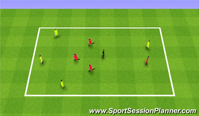 Football/Soccer Session Plan Drill (Colour): TR 1