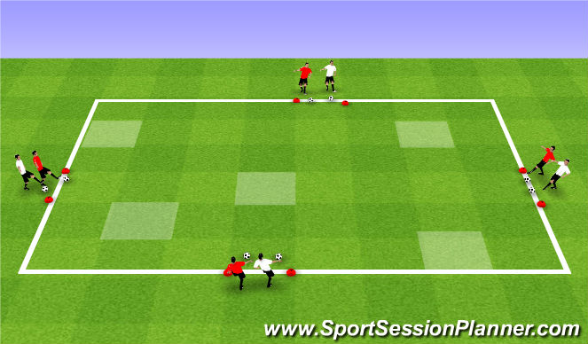 Football/Soccer Session Plan Drill (Colour): Activity 2