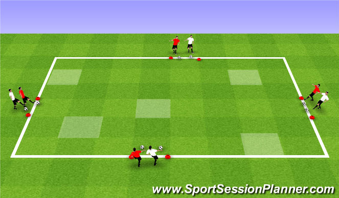 Football/Soccer Session Plan Drill (Colour): Activity 2