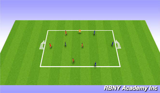 Football/Soccer Session Plan Drill (Colour): Game
