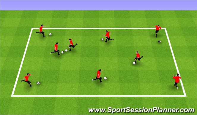Football/Soccer Session Plan Drill (Colour): Activity 2