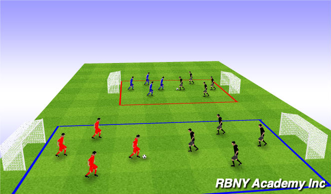 Football/Soccer Session Plan Drill (Colour): Game