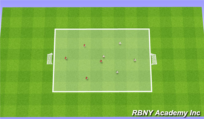 Football/Soccer Session Plan Drill (Colour): Play (Arrival