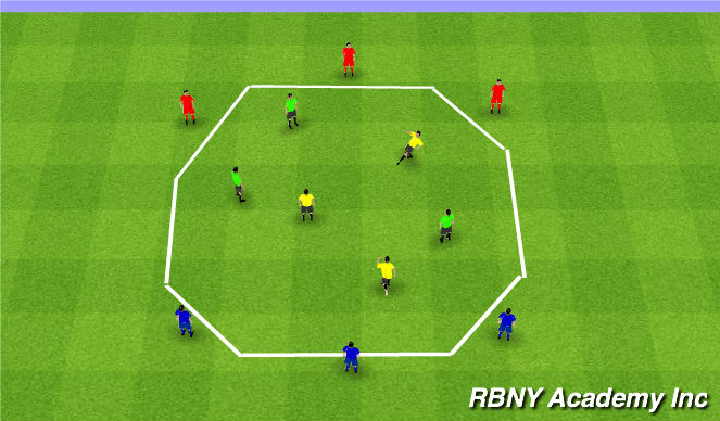 Football/Soccer Session Plan Drill (Colour): Screen 1