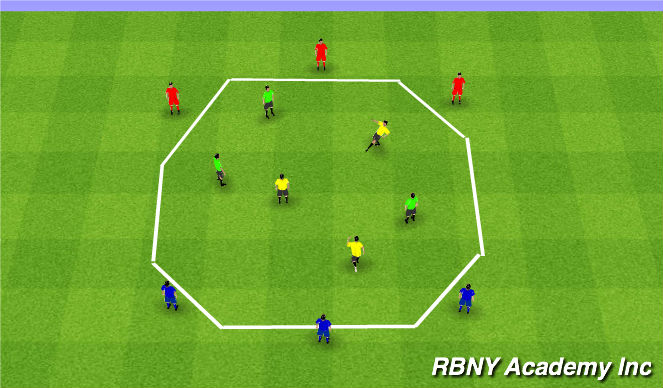 Football/Soccer Session Plan Drill (Colour): Screen 2