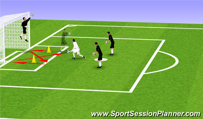 Football/Soccer Session Plan Drill (Colour): Screen 1