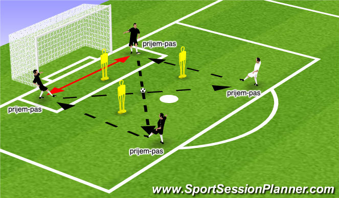 Football/Soccer Session Plan Drill (Colour): Screen 1