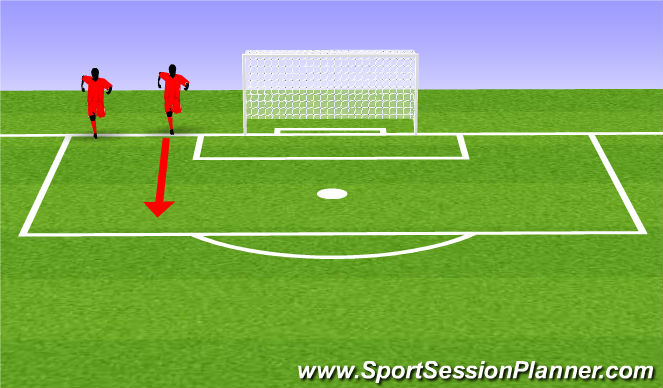 Football/Soccer Session Plan Drill (Colour): cool down