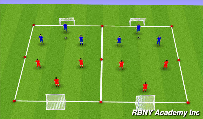 Football/Soccer Session Plan Drill (Colour): Game