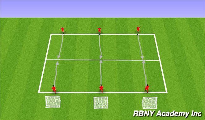 Football/Soccer Session Plan Drill (Colour): 1v1 Skill Moves