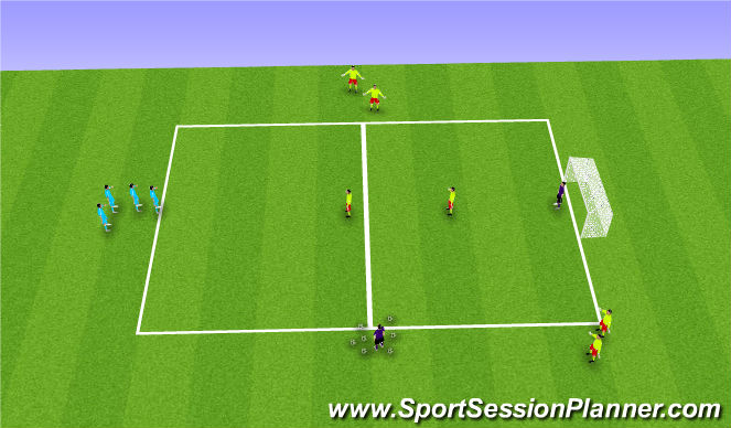 Football/Soccer Session Plan Drill (Colour): Screen 2