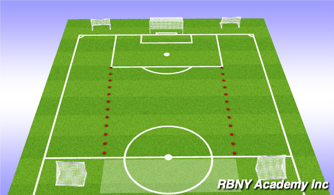 Football/Soccer Session Plan Drill (Colour): Main activity part 2