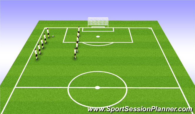 Football/Soccer Session Plan Drill (Colour): CALENTAMIENTO