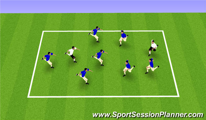 Football/Soccer Session Plan Drill (Colour): Raton y al Gato