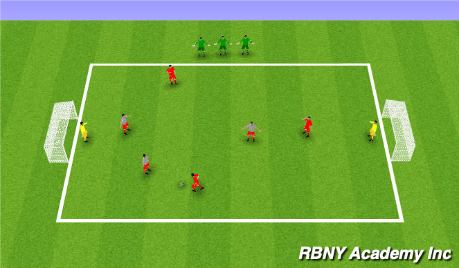 Football/Soccer Session Plan Drill (Colour): Small Sided Game