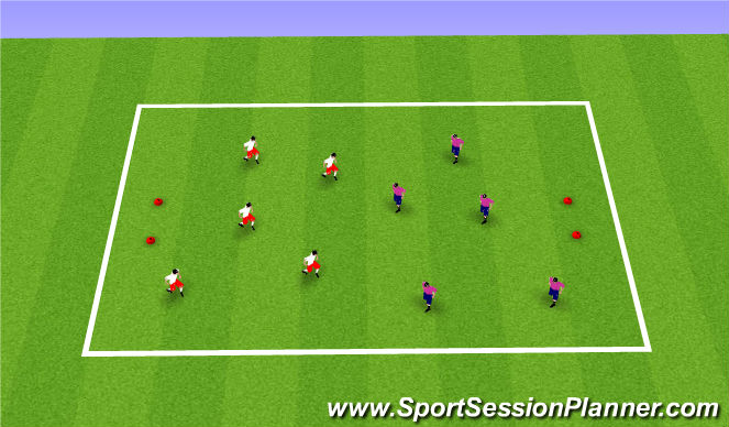 Football/Soccer Session Plan Drill (Colour): SSG-Futsal