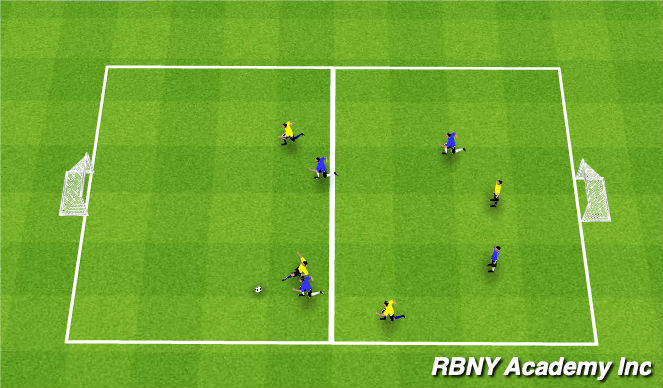 Football/Soccer Session Plan Drill (Colour): Game