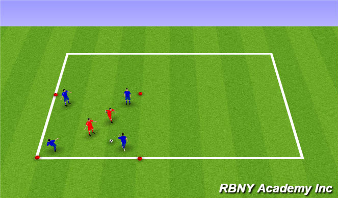 Football/Soccer Session Plan Drill (Colour): Intro