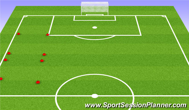 Football/Soccer Session Plan Drill (Colour): Keep Away