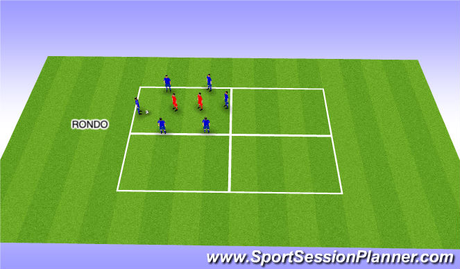 Football/Soccer Session Plan Drill (Colour): Screen 1