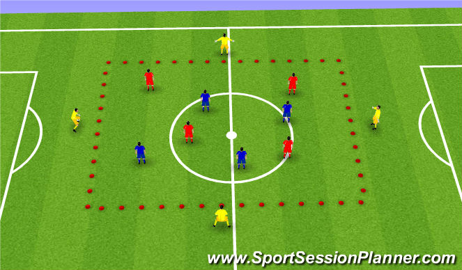 Football/Soccer Session Plan Drill (Colour): Session 2