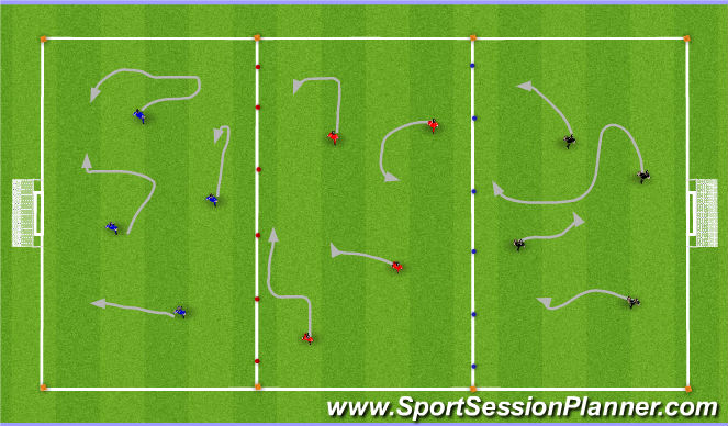 Football/Soccer Session Plan Drill (Colour): Warm Up . Ball