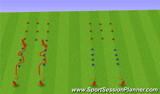 Football/Soccer Session Plan Drill (Colour): Physical