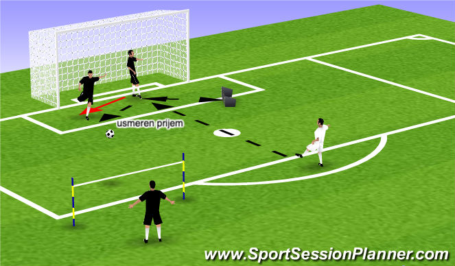 Football/Soccer Session Plan Drill (Colour): Screen 1