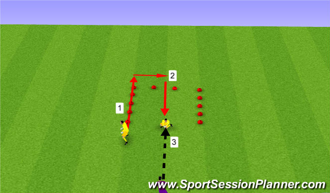 Football/Soccer Session Plan Drill (Colour): Screen 1