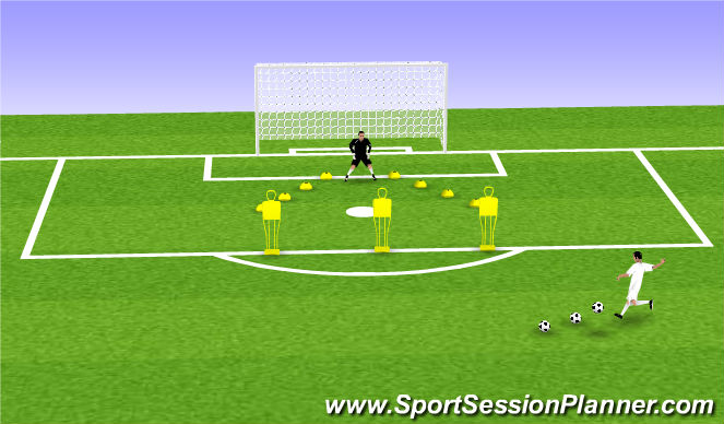 Football/Soccer Session Plan Drill (Colour): Animation 5