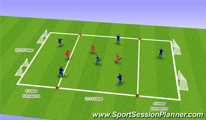 Football/Soccer Session Plan Drill (Colour): Ballhalten