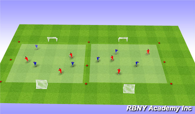 Football/Soccer Session Plan Drill (Colour): Game