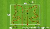 Football/Soccer: Dribbling TECH,SKILL, SSG, Technical: Dribbling and RWB U10