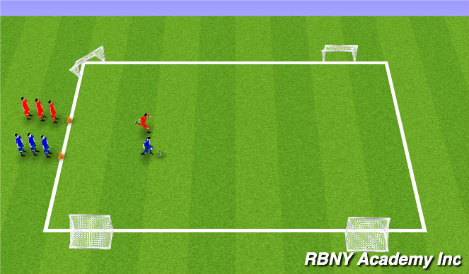 Football/Soccer Session Plan Drill (Colour): Main Theme