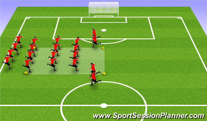 Football/Soccer Session Plan Drill (Colour): Screen 1